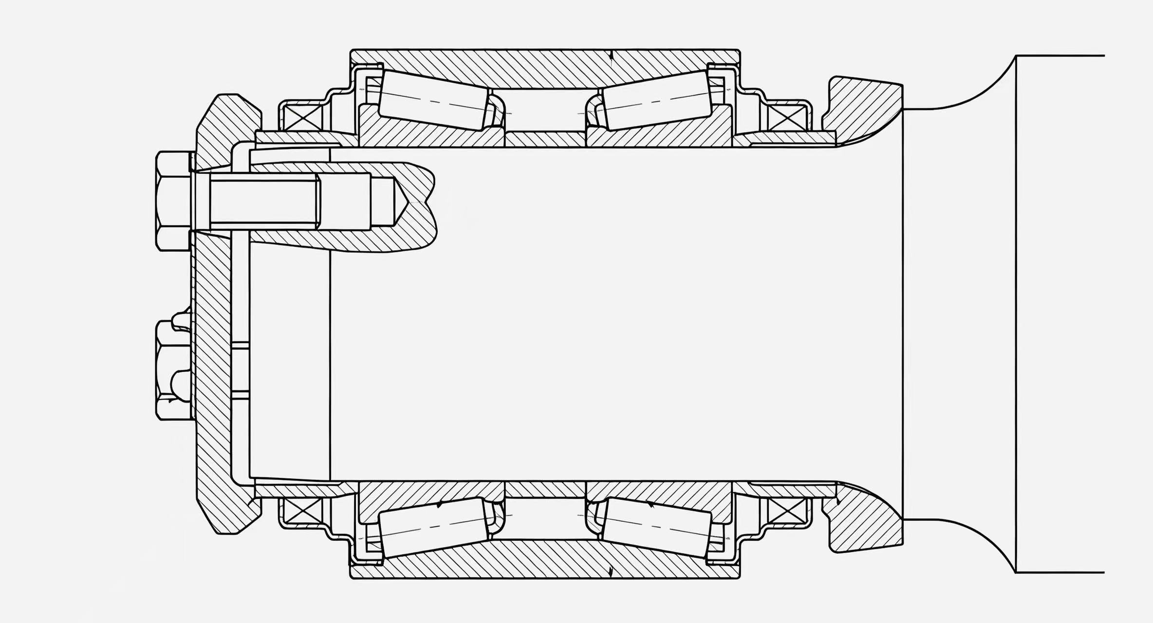 HM124646/ HM124618XD BT2-8735BB TAROL5X9 Railway train bearings